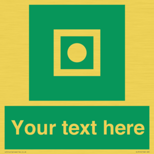 Custom sign safe condition Shipboard general alarm